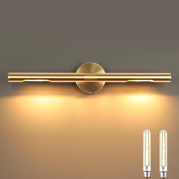 Wall Sconces, Hardwired Wall Light 24" 3200K Gold Picture Light Rotatable 360°