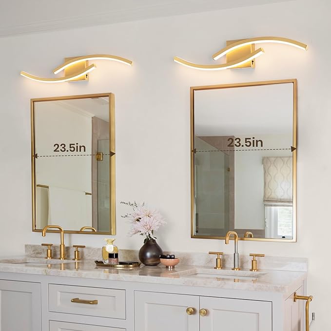 23.62 inch Vanity Light for Bathroom Lighting Fixtures Over Mirror Dimmable