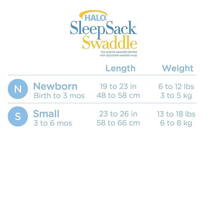 HALO 100% Cotton Sleepsack Swaddle, 3-Way Adjustable Wearable Blanket, TOG 1.5, Navy Hedgehog, Small, 3-6 Months
