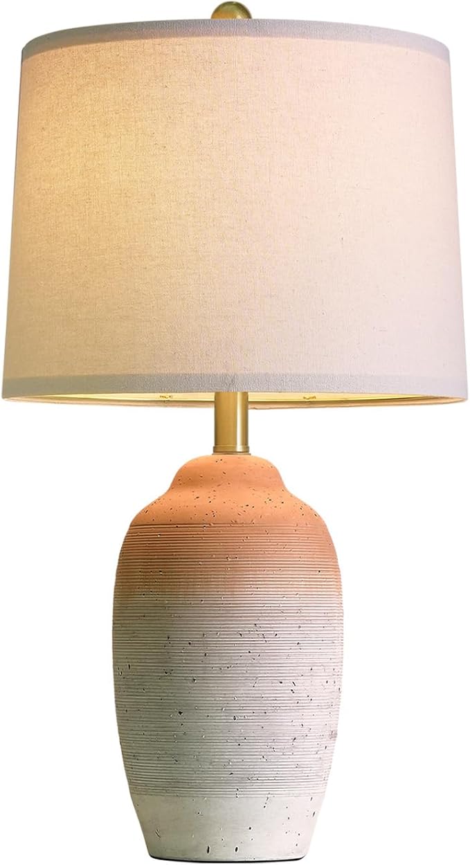 24.5" Vintage Ceramic Table Lamp