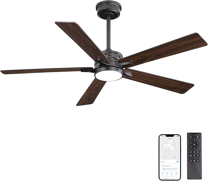 WINGBO 52" Smart Ceiling Fan