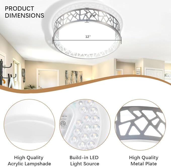 Flush Mount Ceilling Light Fixture
