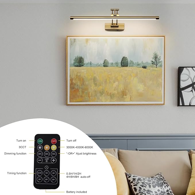 Picture Light Battery Operated