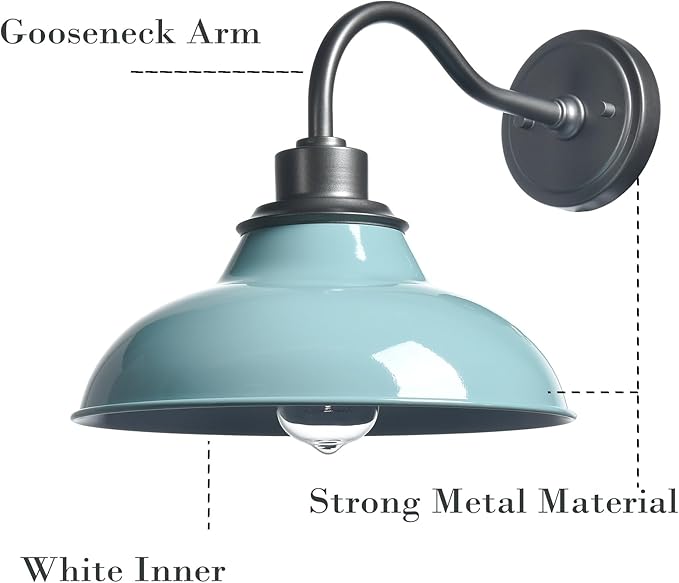 HYDELITE Blue Sconces Wall Lighting Modern Wall Sconce Light