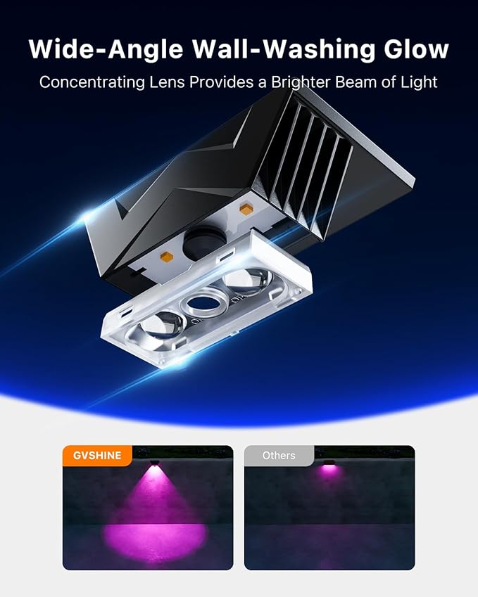 8 Pack Color Change Solar Fence Lights Outdoor