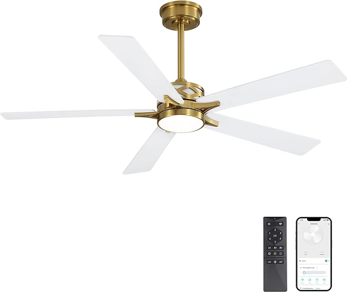 WINGBO 52" Smart Ceiling Fan