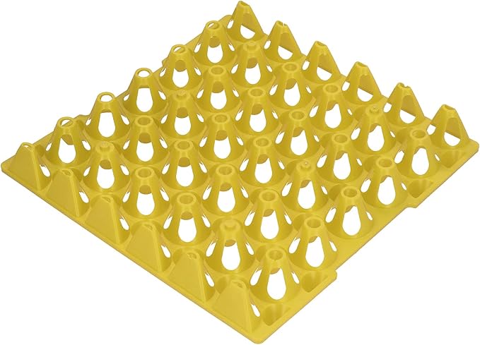Plastic Egg Crate, 30 Cell Reusable Holder Tray for Home Farm Transportation, Durable Stackable Egg Storage Container for Farmers, Gardeners, and Kitchen Organization