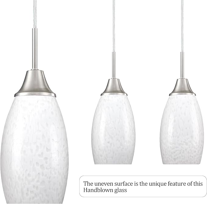 Mini Glass Pendant Light 4.72"