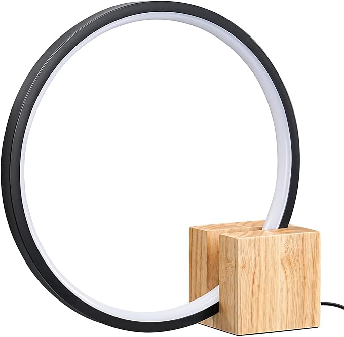 EDISHINE Modern LED Table Lamp, Bedside Lamp