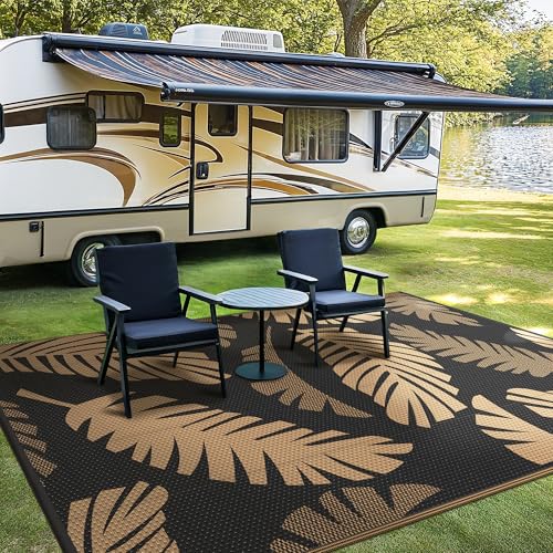 Outdoor Rug Waterproof Plastic Rugs for Patio (108 Sq Ft)