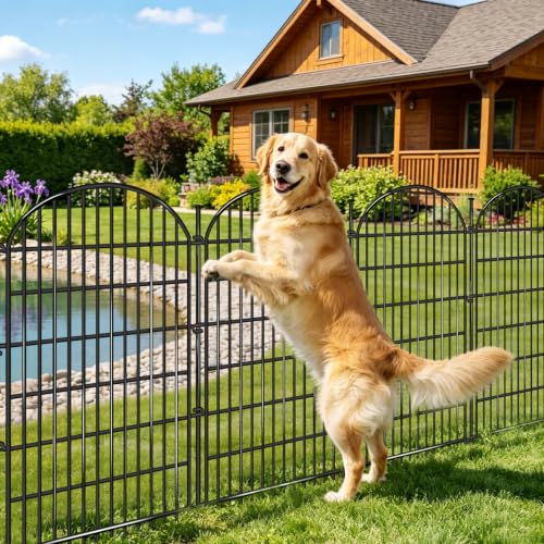 15 Panels No Dig Decorative Garden Fence (15 Count)