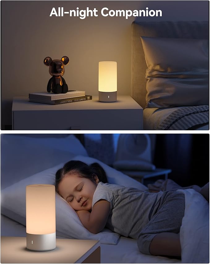 Table Lamp, Bedside Touch Control Lamp