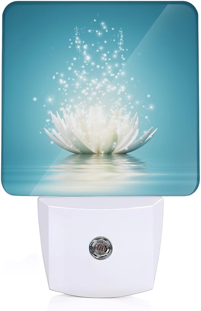 YASHILAIYA Magic Lotus Flower Night Light, Lotus Night Lights Plug into Wall