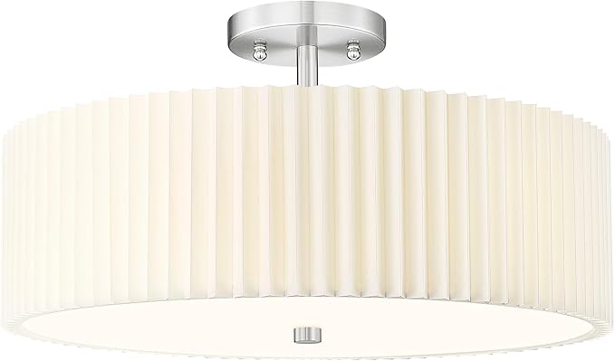 Semi Flush Mount Ceiling Lights, 4-Light 18" Ceiling Light Fixture