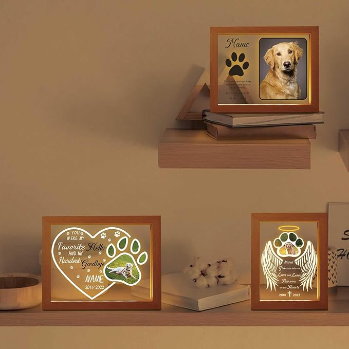 Custom Pet Memorial Night Light