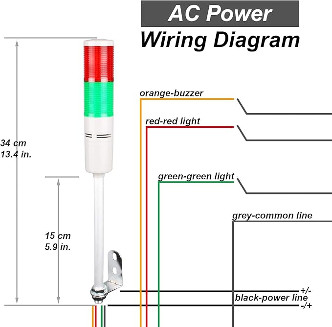 12V LED Tower Stack Lights, Industrial Warning Signal Lights Tower Lamps
