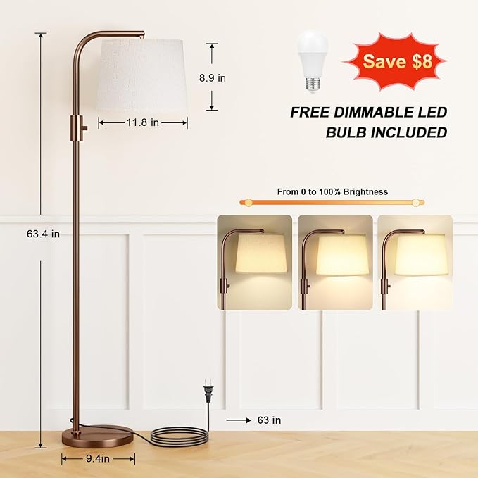 Ambimall Fully Dimmable Floor Lamp
