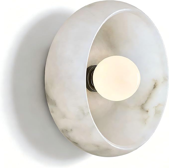 Artistic Alabaster Wall Sconce