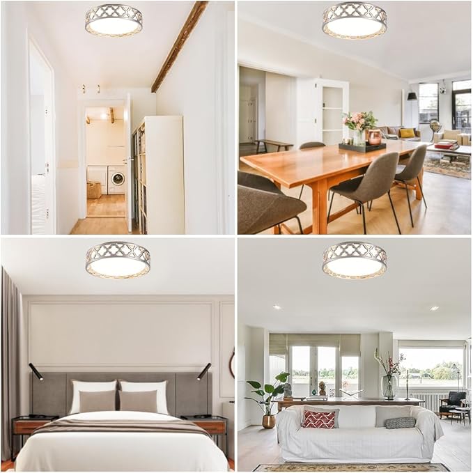 Flush Mount Ceiling Light, LED Light Fixture Ceiling Mount