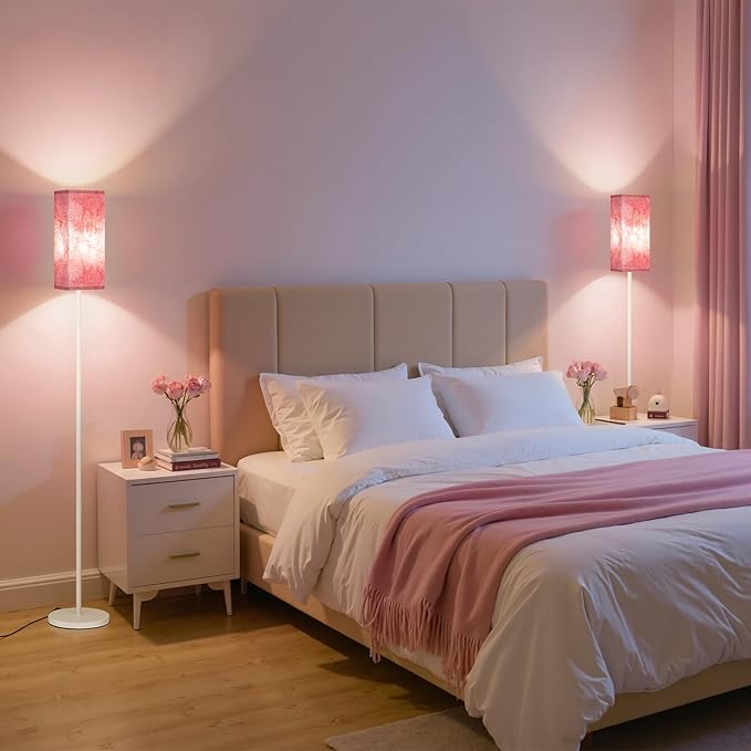 Floor Lamp, Pole Lamp with Foot Switch, Modern Standing Lamp, Minimalist