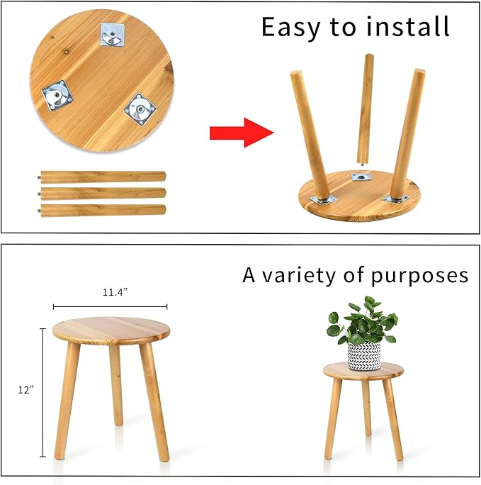 Plant Stand stool for Plant Small Plants Stand - Plant Table Mid Century Plant Stands