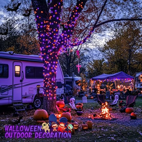 200 LED Halloween Lights Outdoor (66 Foot)