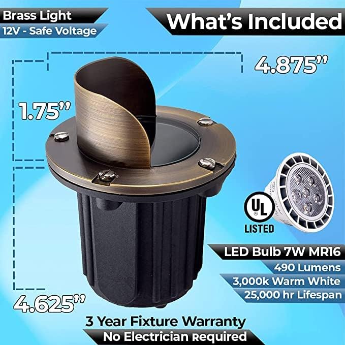 LED Low Voltage Landscape Lighting Well Lights 174