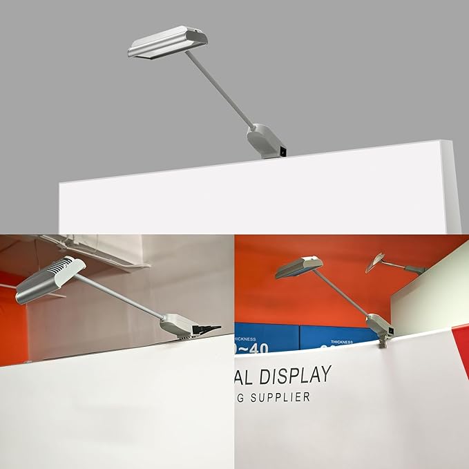 Trade Show Lights LED Display and Exhibit Arm Lighting, Connectable Tradeshow
