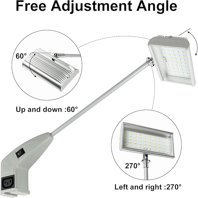 Trade Show Lights LED Display and Exhibit Arm Lighting, Connectable Tradeshow