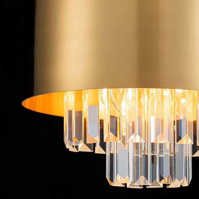 3-Light Luxury K9 Crystal Ceiling Light