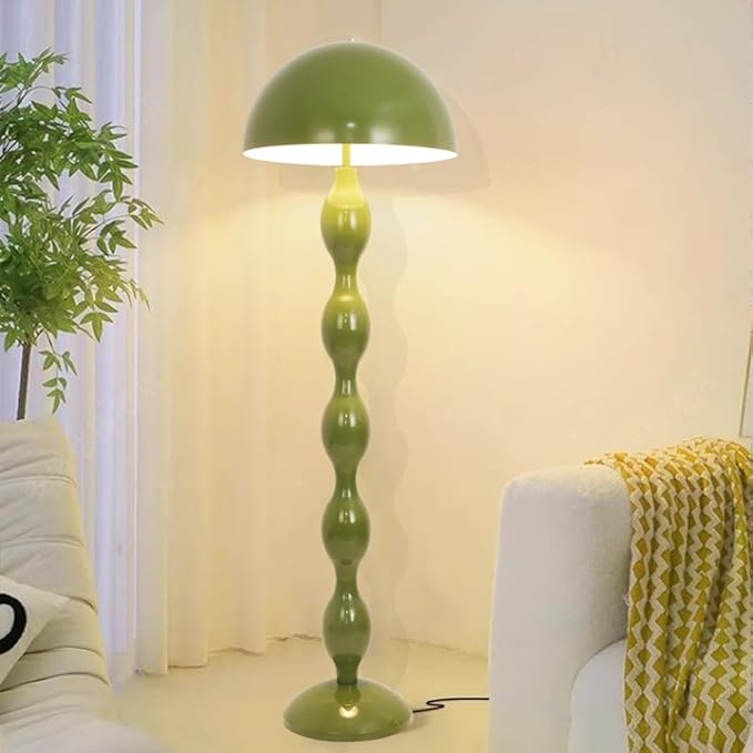 Floor Lamp Creative Green Mushroom Lamp, Standing Lamp