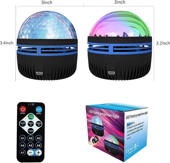 2 in 1 Northern Lights and Ocean Wave Projector