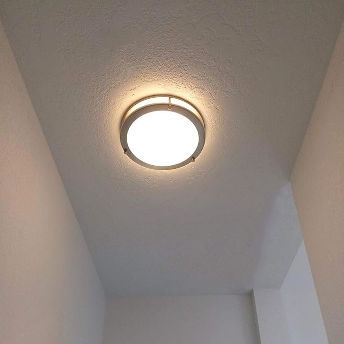 Drosbey 48W Dimmable LED Ceiling Light Fixture, 13.2in Flush Mount Light Fixture