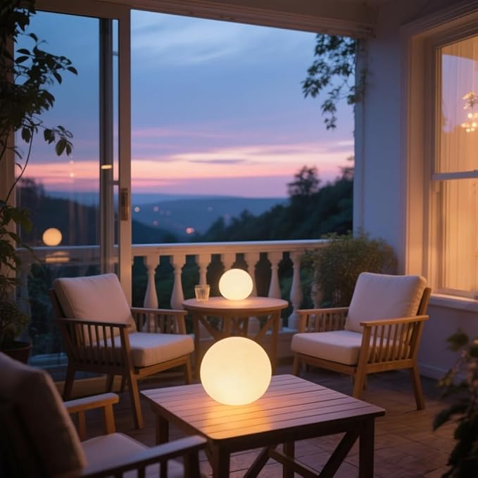 LED Night Light Ball Globe Lamp
