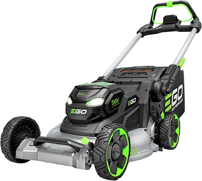 EGO Power+ Electric Lawn Mower, Self-Propelled Cordless with 22" Aluminum Deck, Select Cut and Touch Drive, Battery and Charger Not Included - LM2200SP