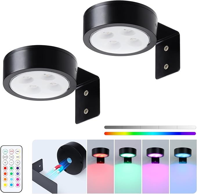 2-Pack Wireless Battery Operated Painting Light