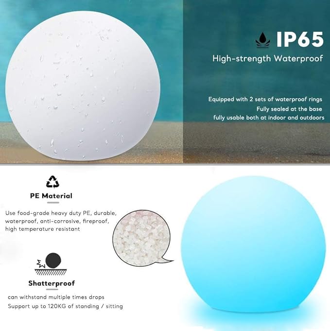LED Night Light Ball Globe Lamp