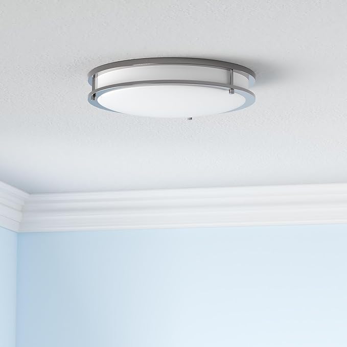 ASD LED 16" Round Flush Mount Lighting, Close to Ceiling Light Fixture | 3CCT