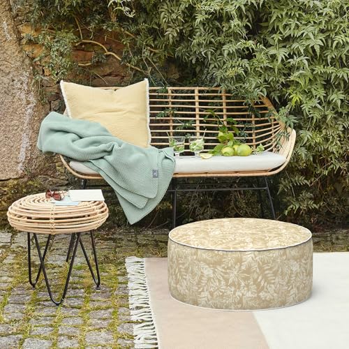 Inflatable Stool Ottoman Footrest with Handle