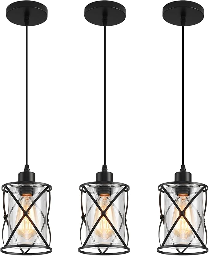 3 Lights Industrial Pendant Light