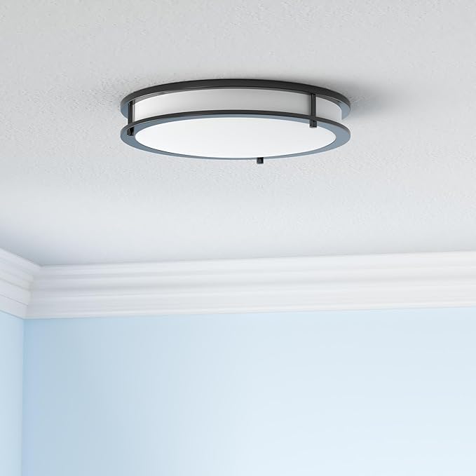 ASD LED 16" Round Flush Mount Lighting, Close to Ceiling Light Fixture | 3CCT