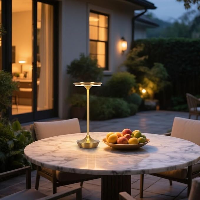 EJQ Rechargeable Cordless Table Lamp, 6000mAh Battery Operated LED Table Lights