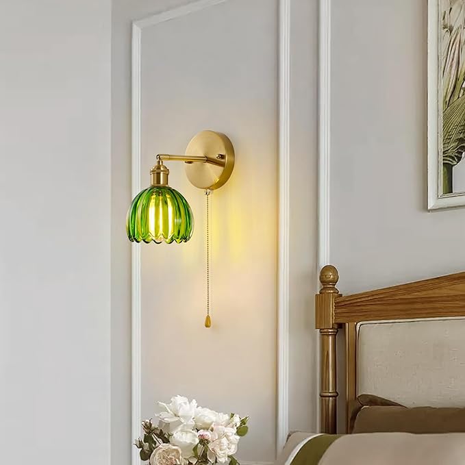 Vintage Wall Sconce 1 Pack, Modern Bathroom Wall Sconces