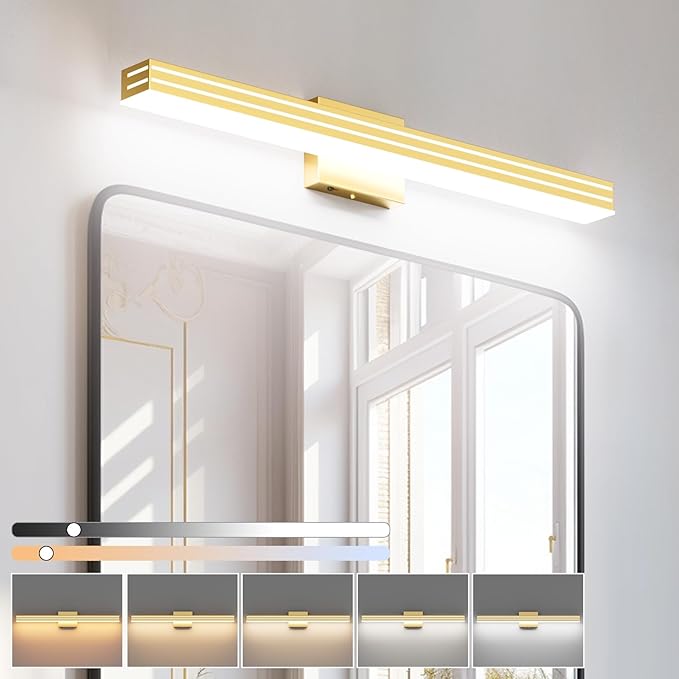 Ralbay 31.5inch Gold Vanity Light