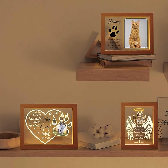 Custom Pet Memorial Night Light