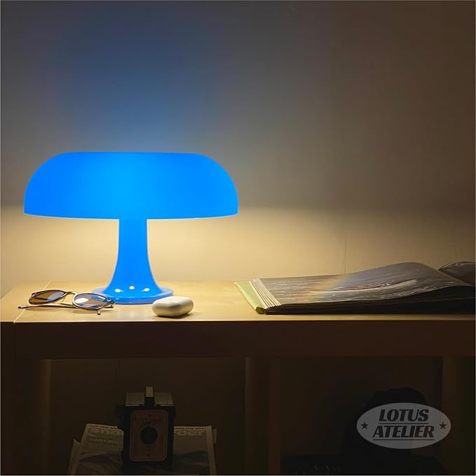 Lotus Atelier Blue Mushroom Lamp