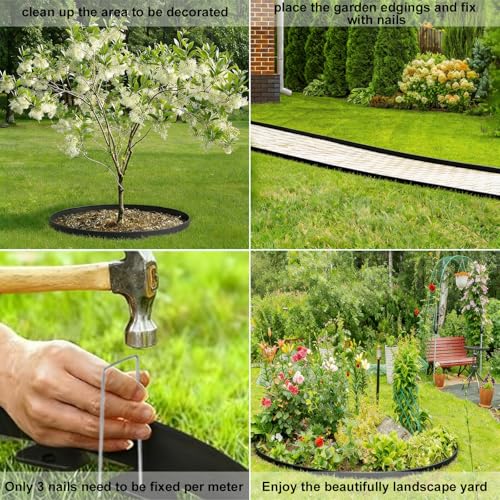 Landscape Edging 3in*66FT (100 Count)