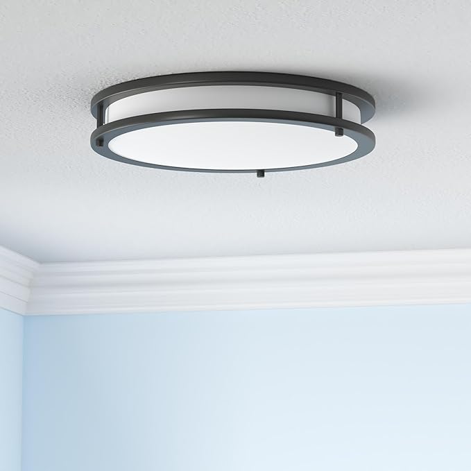 ASD LED 16" Round Flush Mount Lighting, Close to Ceiling Light Fixture | 3CCT