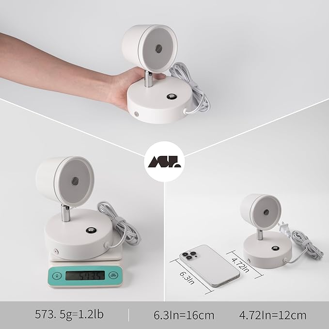 Aisilan Plug in Wall Sconce, Touch Dimmable Wall Light