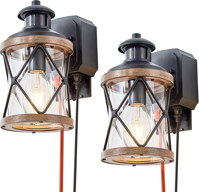 Dusk to Dawn Motion Sensor Outdoor Porch Light